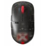 Гейминг мишка Pulsar - X2H Medium, оптична, безжична, Clear Black Edition