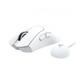 Гейминг мишка Razer - DeathAdder V4 Pro, оптична, безжична, бяла