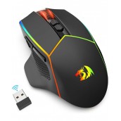  Гейминг мишка Redragon - Axe Pro M814, оптична, безжична, черна
