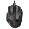 Гейминг мишка Redragon - Rind Pro M813, оптична, безжична, RGB, черна