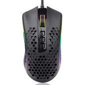 Гейминг мишка Redragon - Storm M808-RGB, оптична, черна