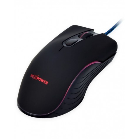 Гейминг мишка Roxpower - G20 Gaming RGB, оптична, черна