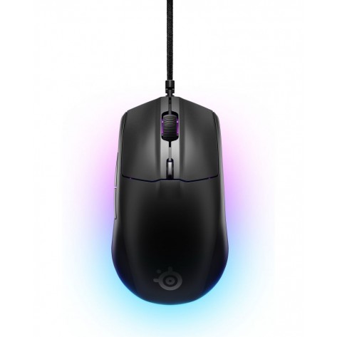 Гейминг мишка SteelSeries - Rival 3 Gen 2, оптична, черна