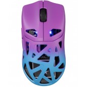 Гейминг мишка White Shark - Dagonet, оптична, безжична, черна/лилава