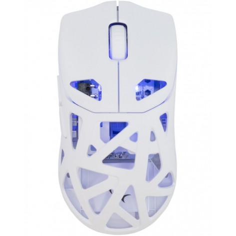 Гейминг мишка White Shark - Dagonet, оптична, безжична, бяла