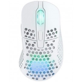  Гейминг мишка Xtrfy - M4, оптична, безжична, бяла