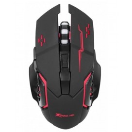 Гейминг мишка Xtrike Me - GW-601, безжична, черна/червена