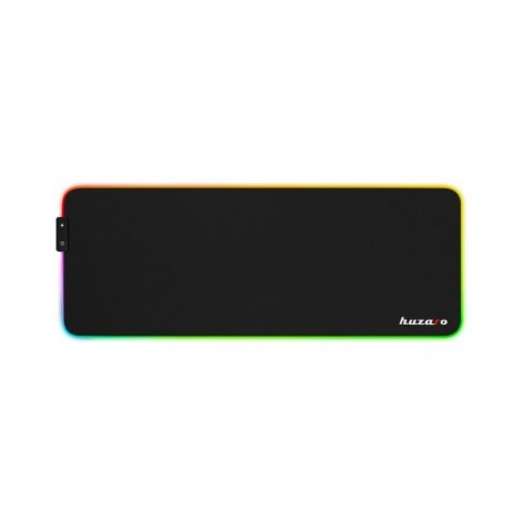 Гейминг подложка Huzaro - 1.0 RGB, XL, мека, черна