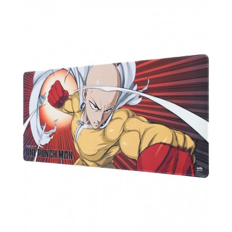 Гейминг подложка за мишка Grupo Erik - One Punch Man Saitama, XL, мека, многоцветна