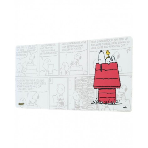 Гейминг подложка за мишка Grupo Erik - Snoopy, XL, мека, бяла