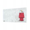 Гейминг подложка за мишка Grupo Erik - Snoopy, XL, мека, бяла
