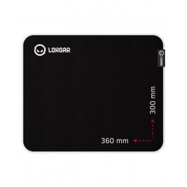 Гейминг подложка за мишка Lorgar - Legacer 753, L, мека, черна/лилава Гейминг подложка за мишка Lorgar - Legacer 753, L, мека, черна/лилава