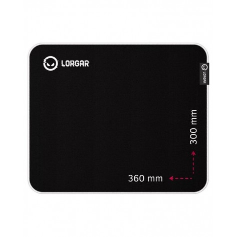 Гейминг подложка за мишка Lorgar - Legacer 753, L, мека, черна/лилава