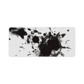 Гейминг подложка за мишка Lorgar - MPA14XL, 90 x 40 cm, мека, черна/бяла Гейминг подложка за мишка Lorgar - MPA14XL, 90 x 40 cm, мека, черна/бяла