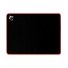 Гейминг подложка за мишка White Shark - RED KNIGHT, L, мека, черна/червена