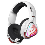 Гейминг слушалки A4Tech - Bloody MR720 Naraka, безжични, бели
