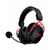 Гейминг слушалки HyperX - Cloud Alpha, безжични, черни/червени