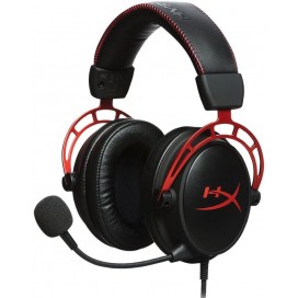  Гейминг слушалки HyperX - Cloud Alpha, червени