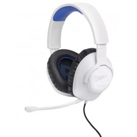  Гейминг слушалки JBL - Quantum 100P Console, PS5, бели/сини
