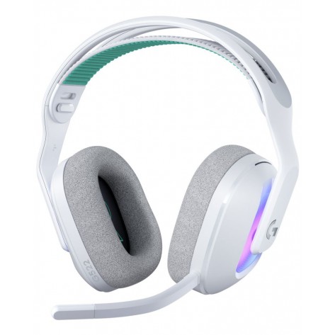Гейминг слушалки Logitech - G522, безжични, бели