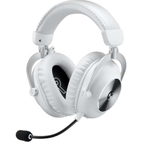 Гейминг слушалки Logitech - Pro X3 Lightspeed, безжични, бели