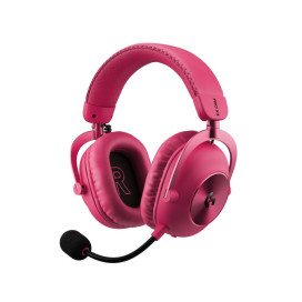 Гейминг слушалки Logitech - Pro X3 Lightspeed, безжични, Magenta