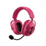 Гейминг слушалки Logitech - Pro X3 Lightspeed, безжични, Magenta