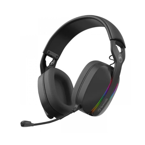 Гейминг слушалки Marvo - Pulz 70S 7.1 RGB, черни