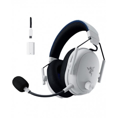 Гейминг слушалки Razer - BlackShark V3 Pro for PlayStation, безжични, бели
