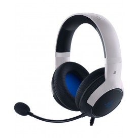  Гейминг слушалки Razer - Kaira X, Playstation 5, черни/бели