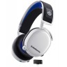 Гейминг слушалки SteelSeries - Arctis 7P+, PS5, безжични, бели