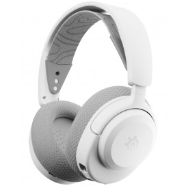 Гейминг слушалки SteelSeries - Arctis Nova 3PW, безжични, бели