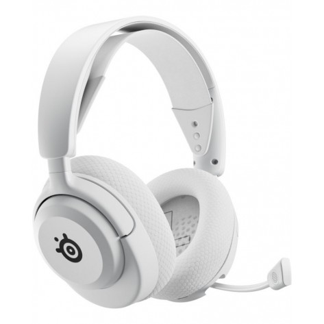 Гейминг слушалки SteelSeries - Arctis Nova 5 White, безжични, бели