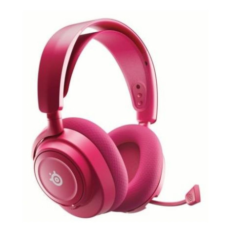 Гейминг слушалки SteelSeries - Arctis Nova 7 Gen, безжични, розови