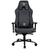 Гейминг стол Arozzi - Vernazza XL Soft Fabric, тъмносив
