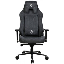 Гейминг стол Arozzi - Vernazza XL Soft Fabric, тъмносив