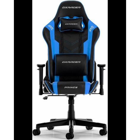 Гейминг стол DXRacer - Prince L, черен/син
