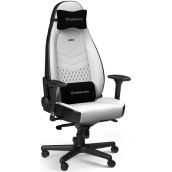 Гейминг стол noblechairs - ICON Gaming, бял/черен