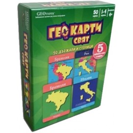  Игра с карти GeoCards Свят - Семейнa