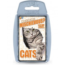 Игра с карти Top Trumps: Cats - Детска