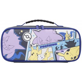  Калъф Hori Cargo Pouch Compact - Pikachu, Gengar & Mimikyu (Nintendo Switch/OLED/Lite)