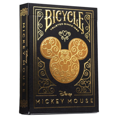 Карти за игра Bicycle - Disney Black & Gold Mickey Mouse