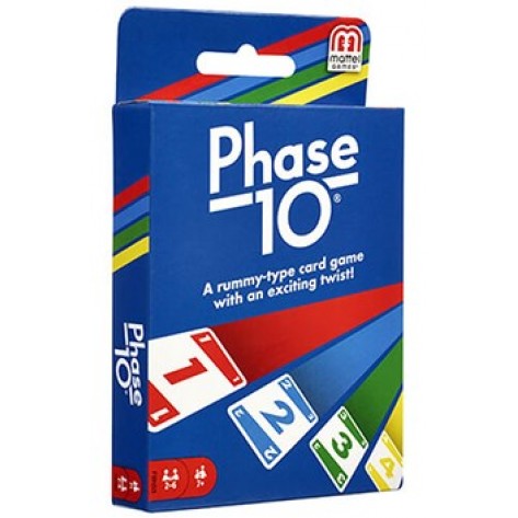 Карти за игра Mattel - Uno, Phase 10