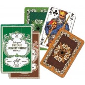 Карти за игра Piatnik - модел Bridge-Poker-Whist, цвят зелени Карти за игра Piatnik - модел Bridge-Poker-Whist, цвят зелени