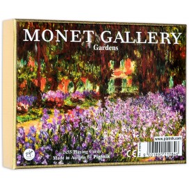  Карти за игра Piatnik - Monet-Gardens (2 тестета)