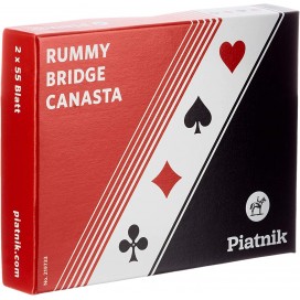 Карти за игра Piatnik - Rummy Bridge Canasta - 2 тестета