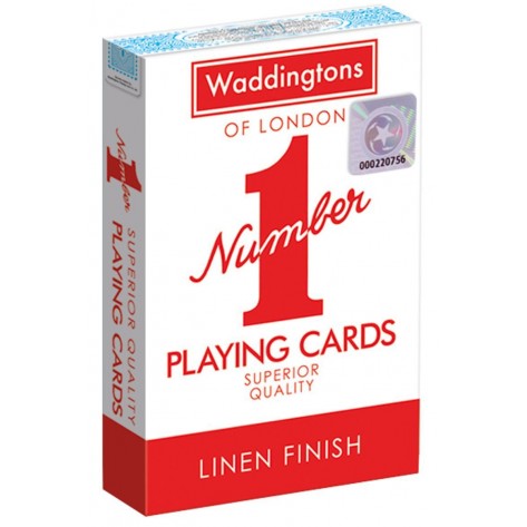 Карти за игра Waddingtons - Classic Playing Cards (червени)