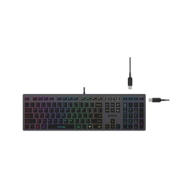Клавиатура A4Tech - Fstyler FX60H, RGB, черна