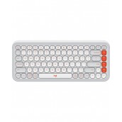 Клавиатура Logitech - POP Icon, безжична, Off White & Orange