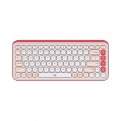 Клавиатура Logitech - POP Icon, безжична, Rose & Off White